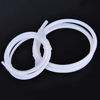 

For filament 1.75/3.0mm ID 2mm /4mm OD 1M PTFE Tube Clear Teflon PiPe to J-head hotend RepRap Rostock Bowden Extruder Throat