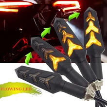 

Flowing flicker led motorcycle turn signal Lights Blinkers clignotant moto FOR nc750x cbr650f bmw f650gs s1000r tmax 530 x-adv