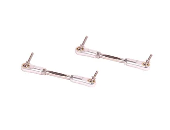 

baja alloy Brake Linkage set CNC Steering Plate Fits 1/5 hpi baja 5b km rovan