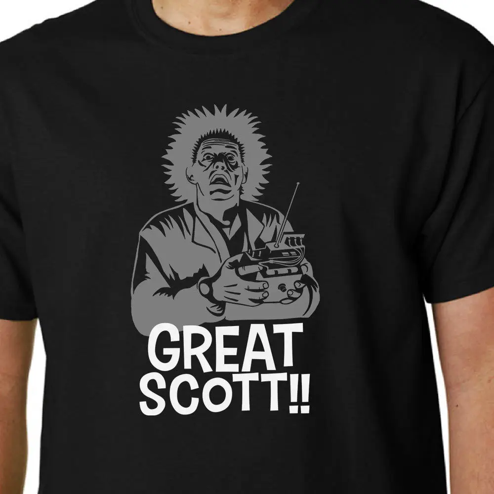 

Great t-shirt BACK TO THE FUTURE DOC EMMETT BROWN MARTY MCFLY FILM FUNNY