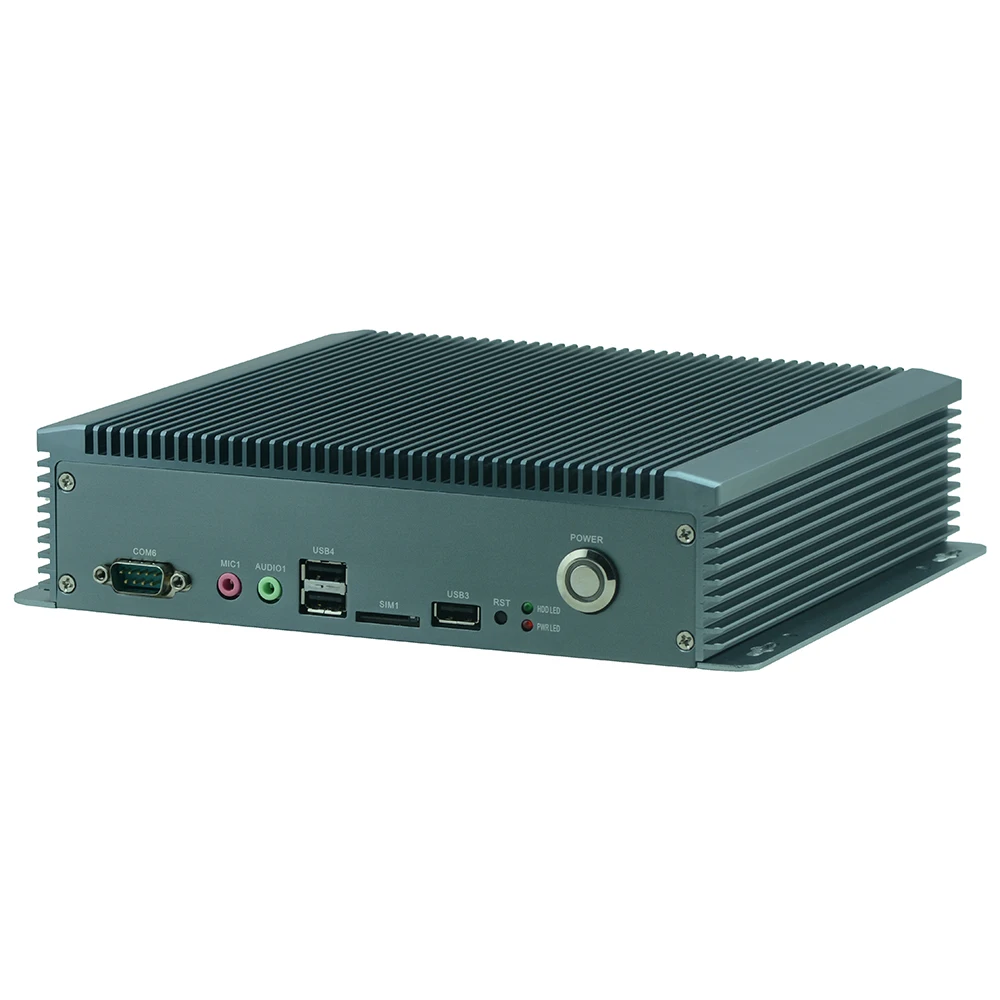 Partaker Q4 Fanless Industrial PC With 6 COM 1 SIM Slot 2 LAN (4)