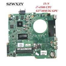 737986-501 737986-001 для ноутбука hp 15-N материнская плата i7-4500U процессор GT740M 2 Гб GPU DA0U82MB6D0 не отремонтирован