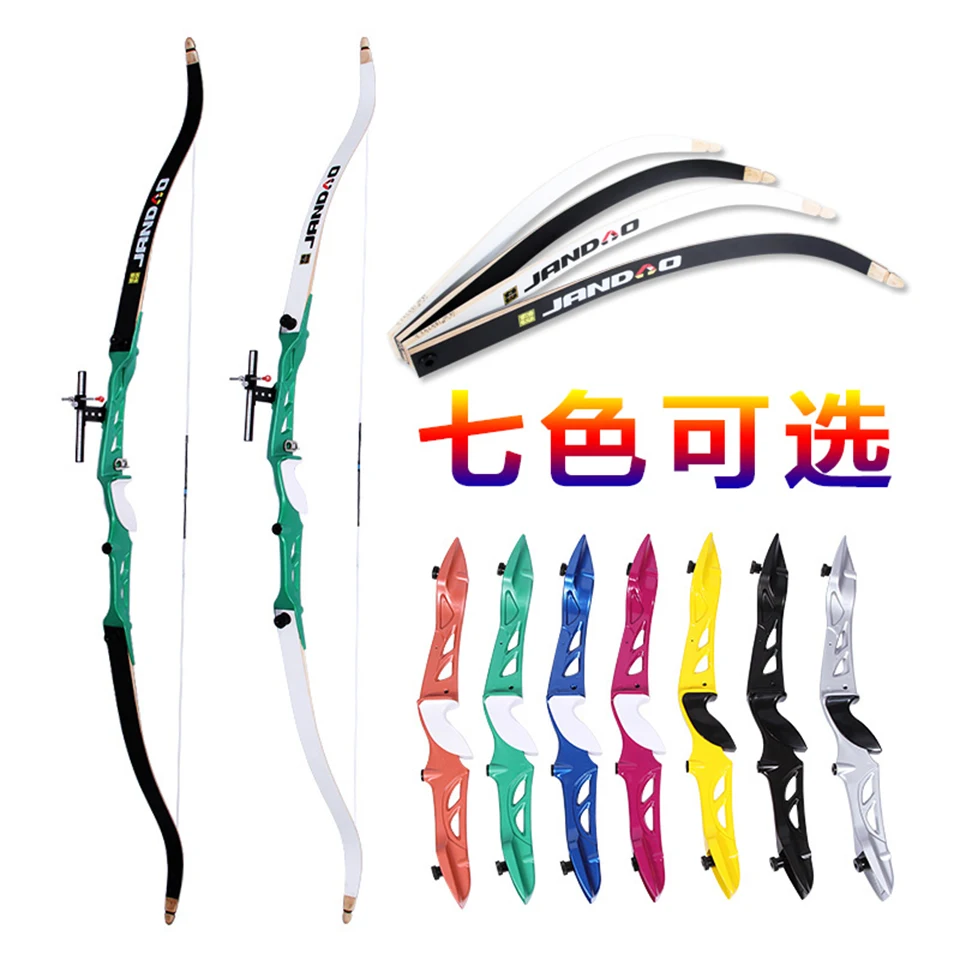 

66 / 68/70 inch Recurve Bow With Aluminum Alloy Handle and Maple Limbs Draw Weight 18-40 lbs For Both Right and Left Hand Sports