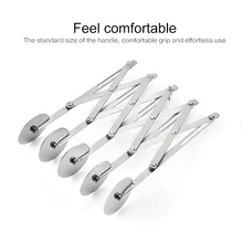 3/5 разделитель теста для выпечки сбоку нож для пасты гибкий ролик колеса резак нержавеющая сталь формы для выпечки инструмент лезвие пицца выпечка овощечистка