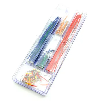

10 Sets * 140pcs U Shape Shield Solderless Breadboard Jumper Cable Wires Kit