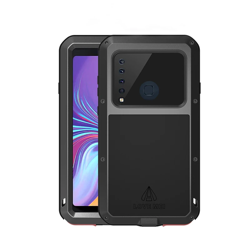 

Armor Metal Heavy Duty Case For Samsung Galaxy A9 2018 Case 360 Degree Shockproof Full Protective Cover For Samsung A9S Coque