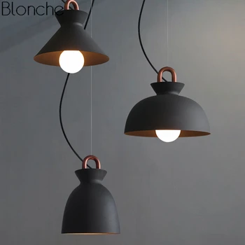 Nordic Modern Iron Pendant Lights Led Hanging Lamp Loft Iron Pendant Lights Led Hanging Lamp