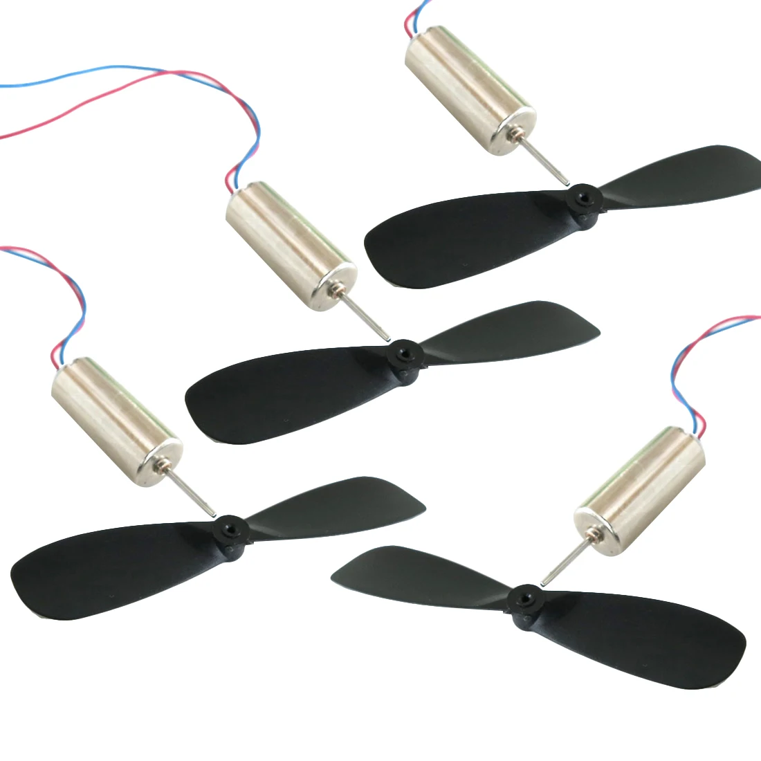 2/4 шт. DC 3 7 V 40000 об/мин Micro DIY RC вертолет двигатель постоянного тока с 4 винт адаптер