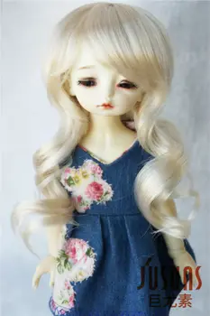 

1/6 Synthetic mohair wig YOSD BJD doll wig Vinyl play doll wigs 2 Clip doll wigs