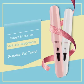 

Chjpro Wireless Hair Straightening Iron Ceramic Mini Hair Straightener Flat Iron USB Rechargeabl Chapinha Hair Iron Style Tool