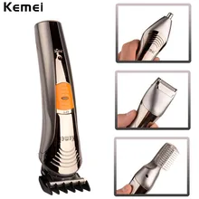 Kemei Multifunctional 7 in 1 Rechargeable Electric Hair Clipper Hair Trimmer Shaver Nose/Ear Hair Trimmer Grooming Kit RCS201-48