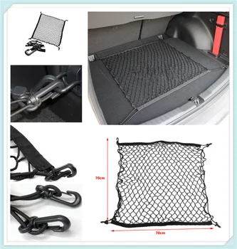 

70 * 70cm car universal trunk storage mesh bag sundries fixed for Porsche 918 Cayman Boxster 919 718 GT3