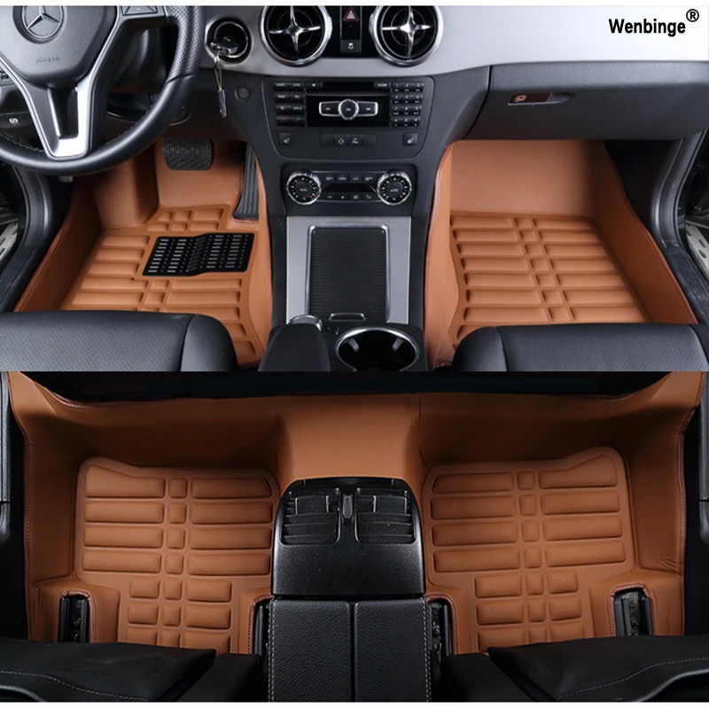 Custom car floor mats for Jaguar All model XF XE XJL XJ6 XJ6L FPACE FTYPE brand firm soft car