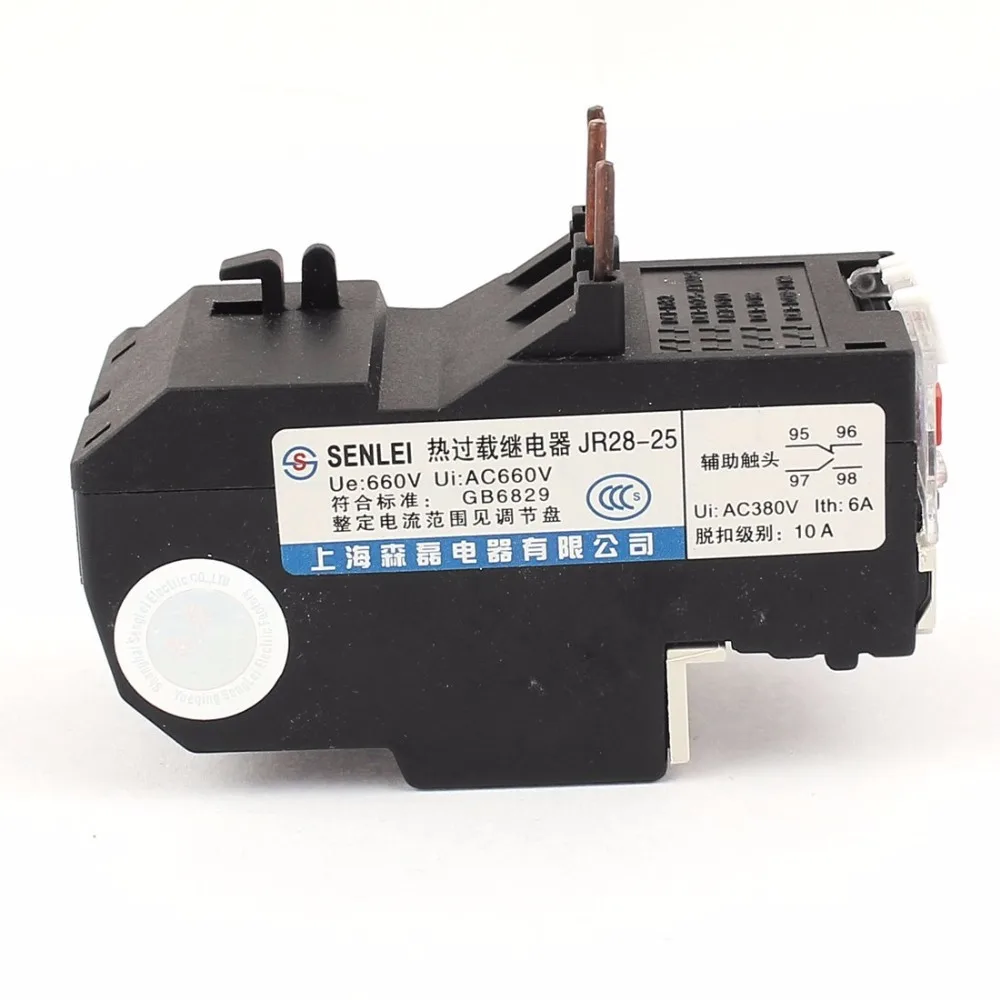 LR2/JR28 25 2.5A 4A 8A 6A 1NO 1NC 3 полюсная Регулируемая Защита тепловое реле перегрузки|Реле| |