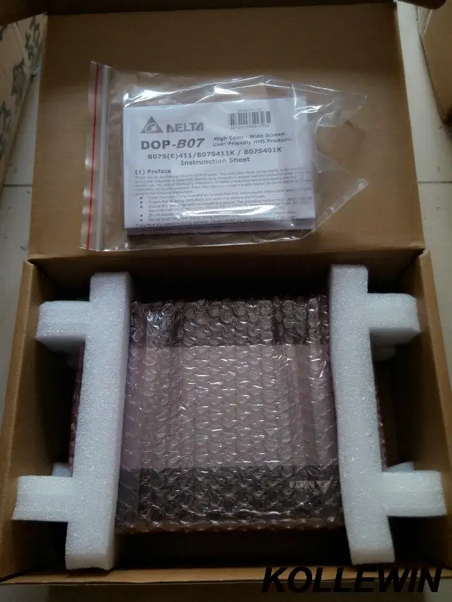Оригинальная новая сенсорная панель DOP B07S410 Delta 7 дюймов HMI DOPB07S410 гарантия 1 год