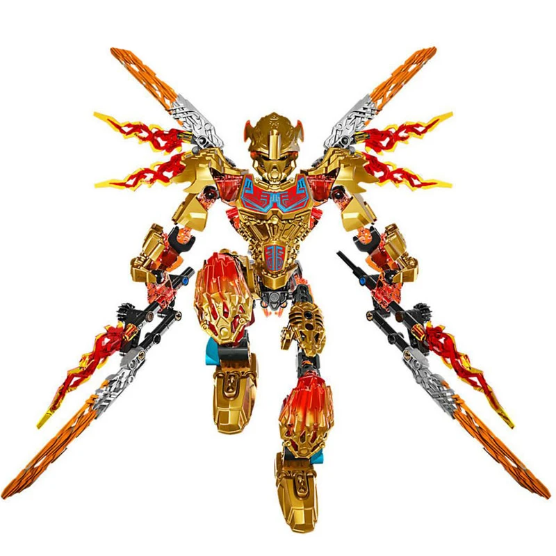 

BIONICLE 209pcs Tahu Ikir action figures 612-4 Building Block toys Compatible With legoing BIONICLE Gift DBP462
