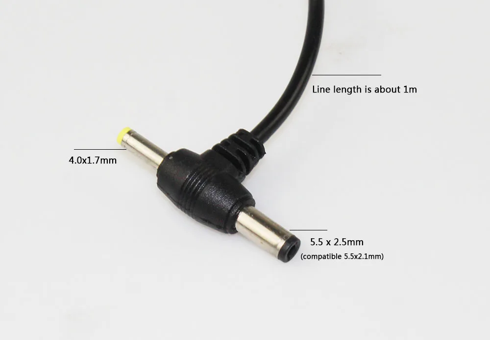 Двойной головкой 5 5x2 мм 4 0x1 7 AC 100V 240V DC/DC 12V 2A Мощность адаптер питания Зарядное