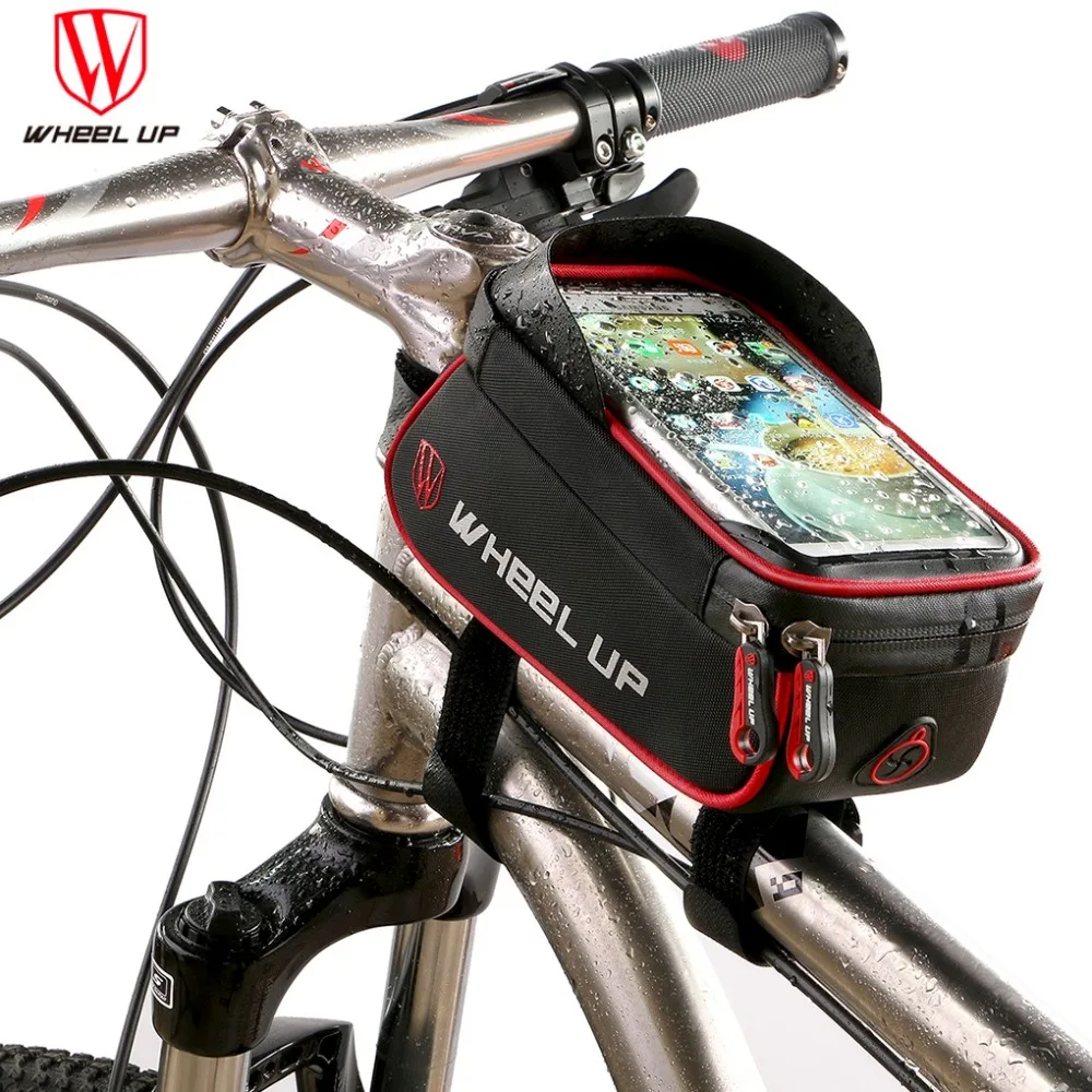 Details about   WHEEL UP 4L MTB Front Handlebar Bag Folding BMX Road Bike Bag 