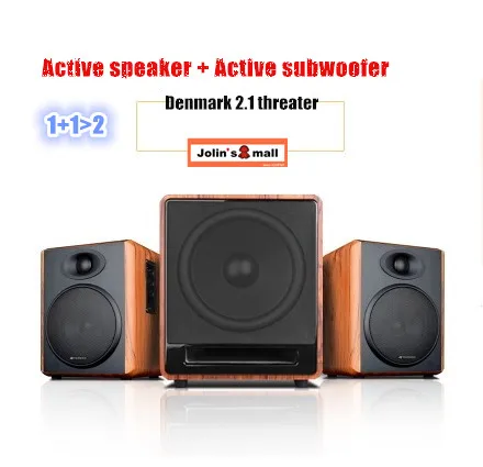 Датский bluetooth домашний threater 2,1 40*2 Вт активный динамик+ 85 Вт активный сабвуфер настольный домашний аудио HiFi система fever