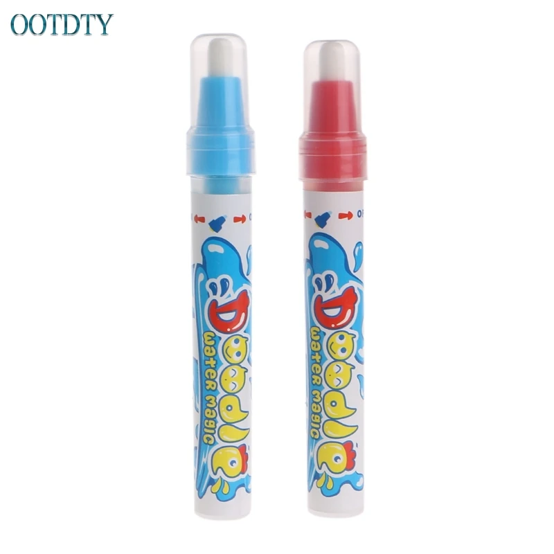 

High Quality 2Pcs Water Drawing Mat Painting Pen Magic Pen Child's Learning Drawing Toy #330