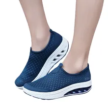 Men Casual Shoes Chunky Sneakers Height Platform Women Outdoor Mesh Casual Shoes Thick-Soled Air Cushion Shoes Sneakers#g2