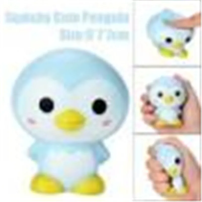 9 см милый пингвин мультфильм Ароматические мягкими очарование замедлить рост Squeeze Игрушка Шарм Squeeze игрушка для детей A1