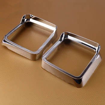 

DWCX 2PCS Car Rearview Mirror Rain Eyebrow Decoration Frame Cover Trim Fit For Jeep Wrangler JL 2018