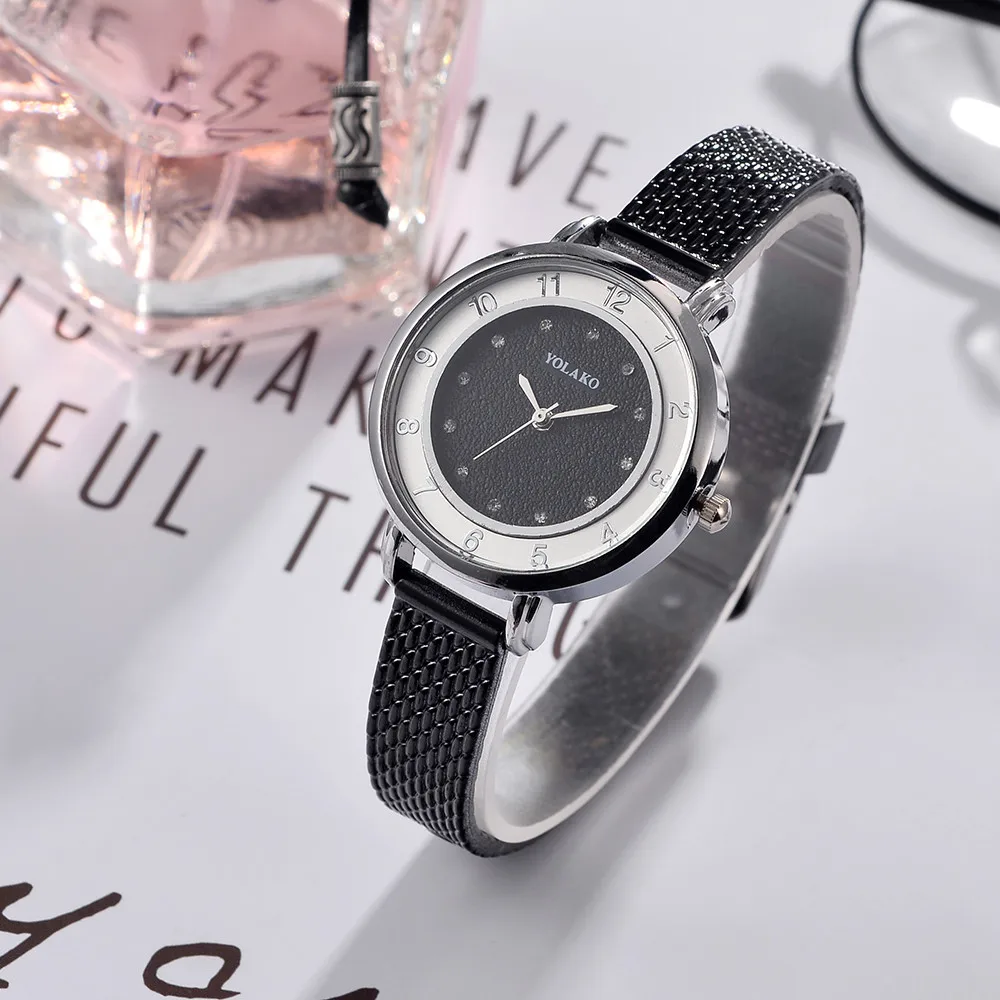 YOLAKE кварцевые наручные часы Reloj hombre женские с алмазным цифровым циферблатом