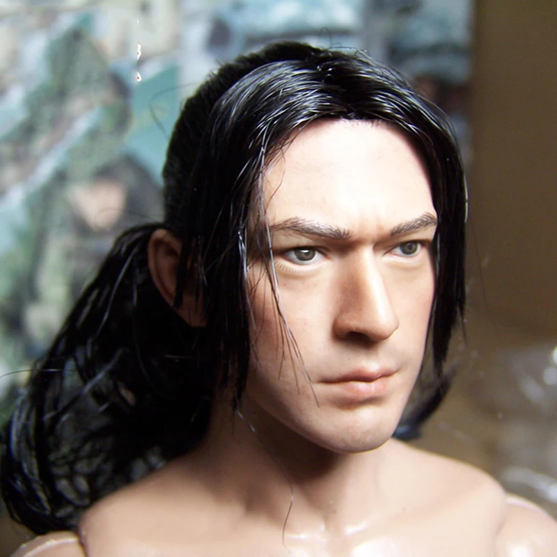 Стиль 1/6 весы Takeshi Kaneshiro Мужская голова лепить для 12 дюймов фигурки