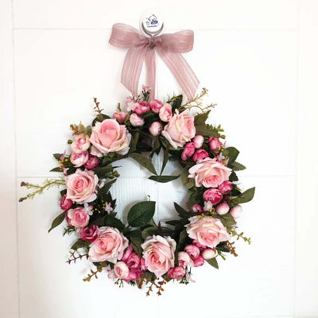 Silk Artificial Flowers Wreaths Artificial Garland For Wedding Decoration Door Home Party Decor Perfect Quality