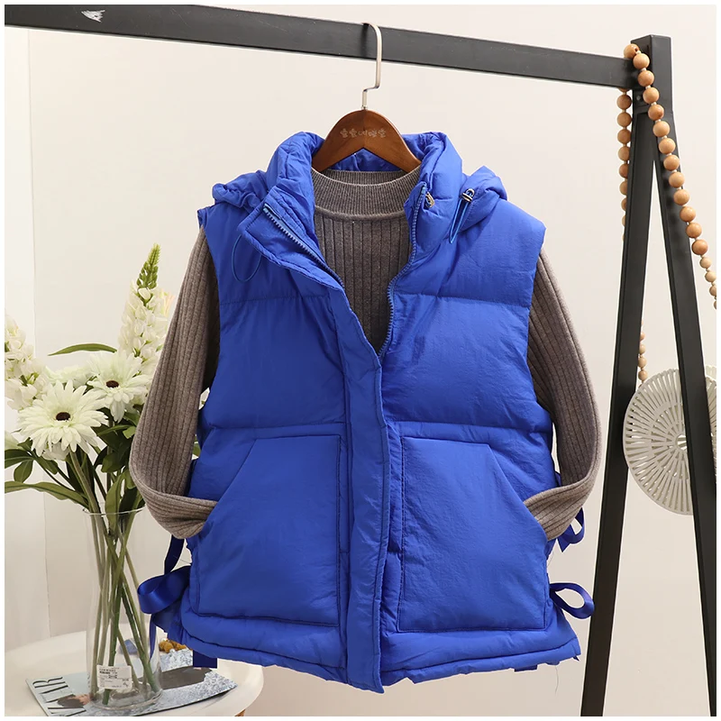 Coton Version M3b Femmes Veste Costume Coréenne Marée Femelle Yx081 La Gilet D'hiver Capuche Cerise De SFtxtqBwd