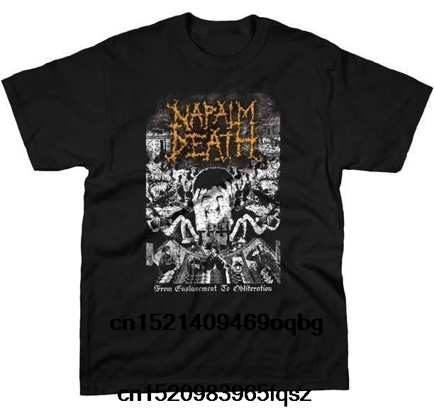 NAPALM DEATH From Enslavement To Obliteration New men t shirt | Мужская одежда