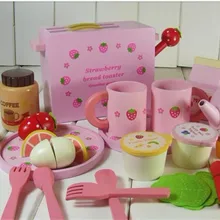 Новые деревянные детские игрушки Деревянные Монтессори ролевые игрушки кухонные хлебопечки обучающий образовательный Дошкольный обучающий подарок для малышей