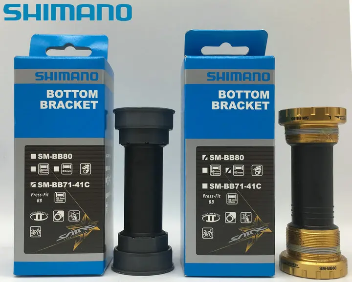 

Original Box-Packed Shimano Saint SM-BB80 English 68mm/73mm or 83mm MTB Bottom Bracket Bicycle BB71 41C Press Fit