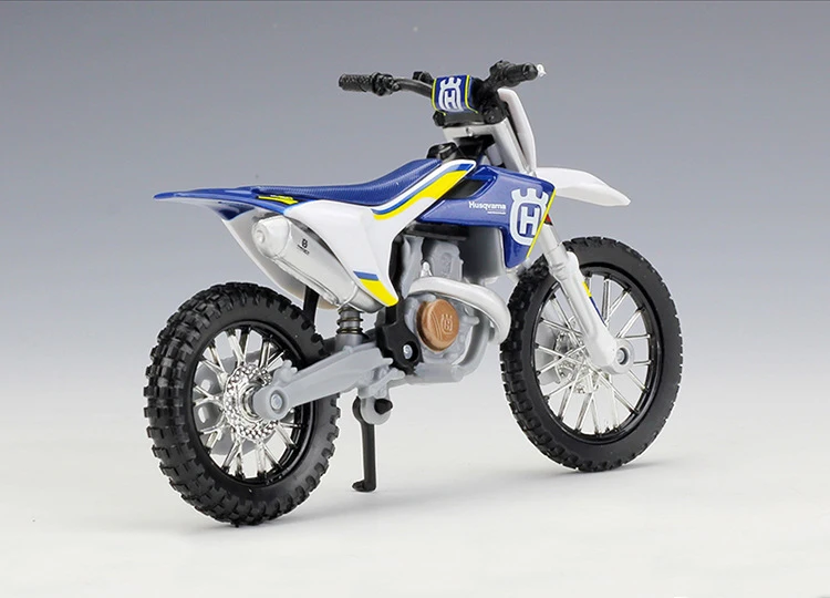 Новинка 1/18 года! Миниатюрная модель KTM Husqvarna FC450 для мотоциклистов, гоночная модель для мотокросса, Реплика, металлические игрушки для детей, подарки