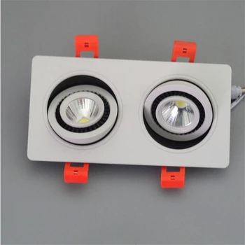

Dimmable LED COB Downlight 2*7W 2*10W 14W 20W Warm White Cool White Nature White AC85-265V