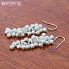 Dotefil-pendientes de plata de ley 925 con forma de uva escarchada, joyería exquisita de moda para boda ► Foto 3/4