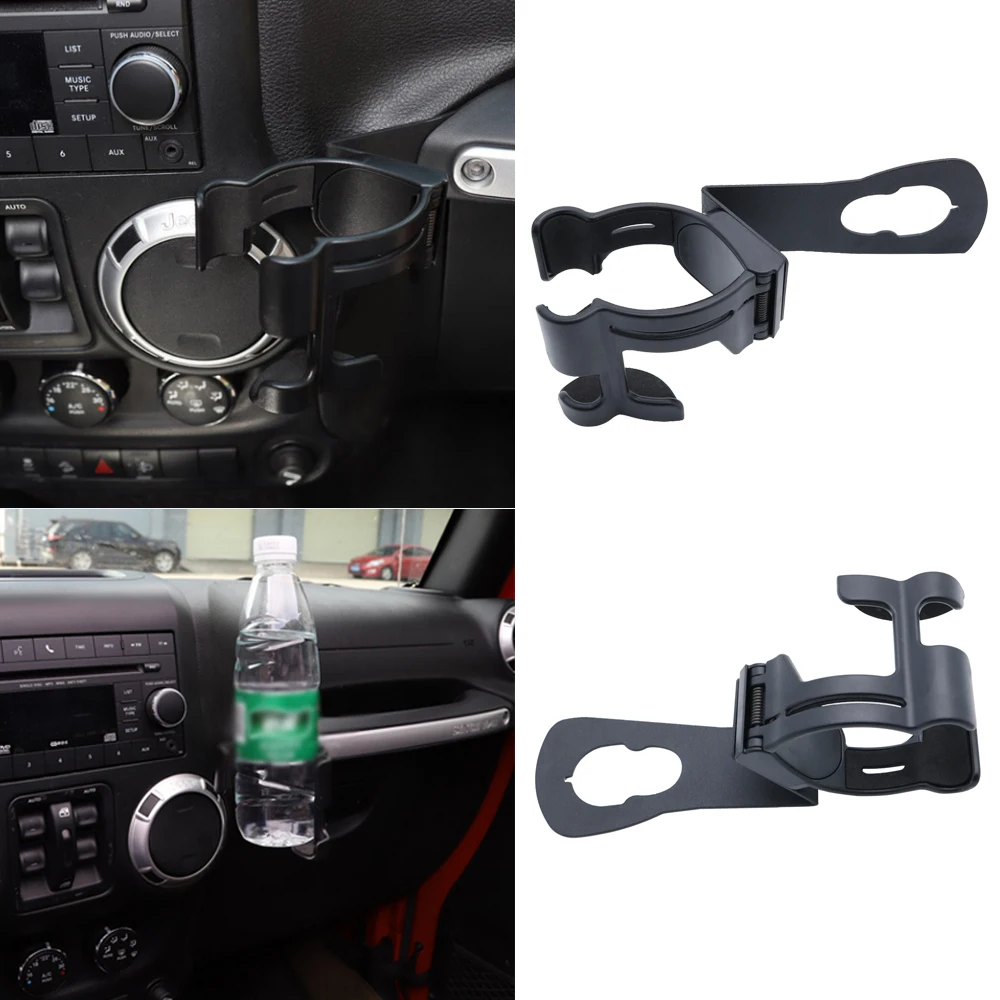 

Car Multifunction Phone Water Cup Bottle Bracket Holder Drinks Holders Decoration For Jeep Wrangler 2007-2016