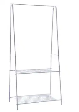 A clothing store display rack. Iron art movable fitting room. A simple outdoor dressing room..