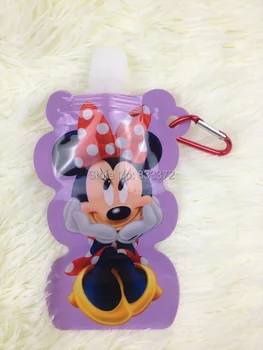 

Wholesale Popular Unique Shape Personalised Foldable Water Bottle With Screw Up Tops Cartoon Style MOQ 3000pcs