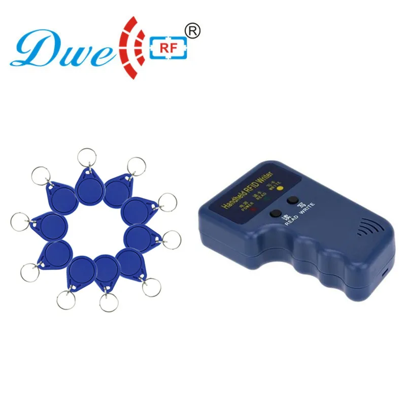 handheld 125khz rfid programmer copier duplicator key rf writer +10 em4305 t5577 clone rfid 125 keychain handheld 125khz rfid programmer copier duplicator key rf writer +10 em4305 t5577 clone rfid 125 keychain
