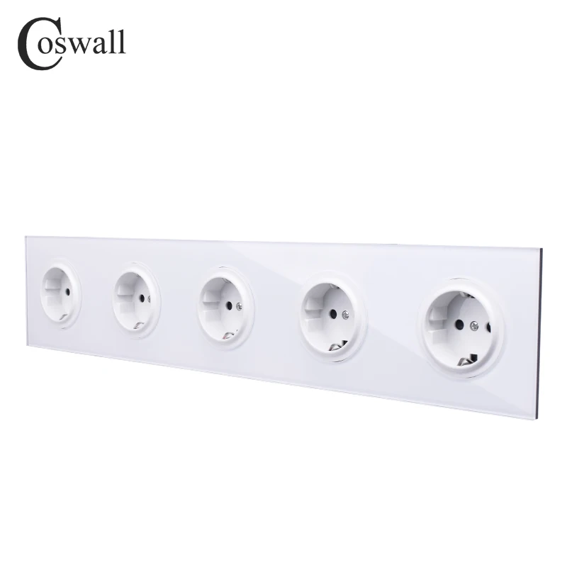 Coswall Crystal Tempered Pure Glass Panel 16A 5