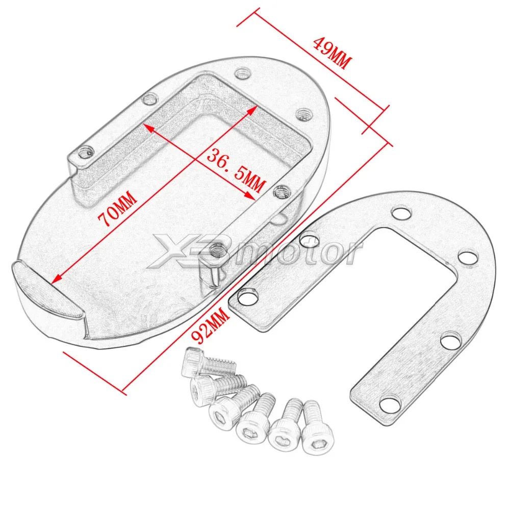 Мотоцикл с ЧПУ педаль тормоза накладка подножек подходит для Harley Sportster XL883 XL1200 Dyna Fat Bob Softail v-стержень уличный ночной стержень