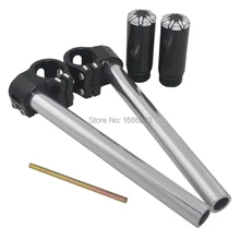 Мотоцикл 39 мм вилка трубка бар " черный-OPS клип на ручка для мотоцикла подходит для Harley FXDX FXDL FXD Sportster 883 XL883N 1200