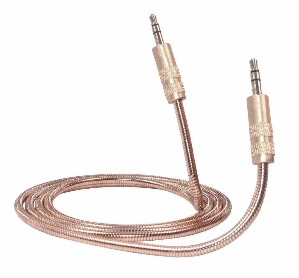 

Wantek 3.3FT 3.5mm Auxiliary Audio Flat Design Cable Compatible for iPhone, iPad or Smartphones,Tablets, Media Players-AUX Cable