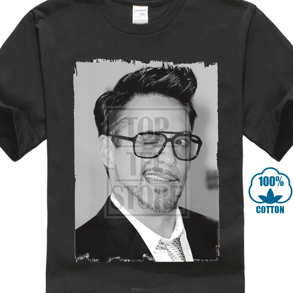 

Iron Man Robert Downey Jr H Tshirt Men'S T Shirt
