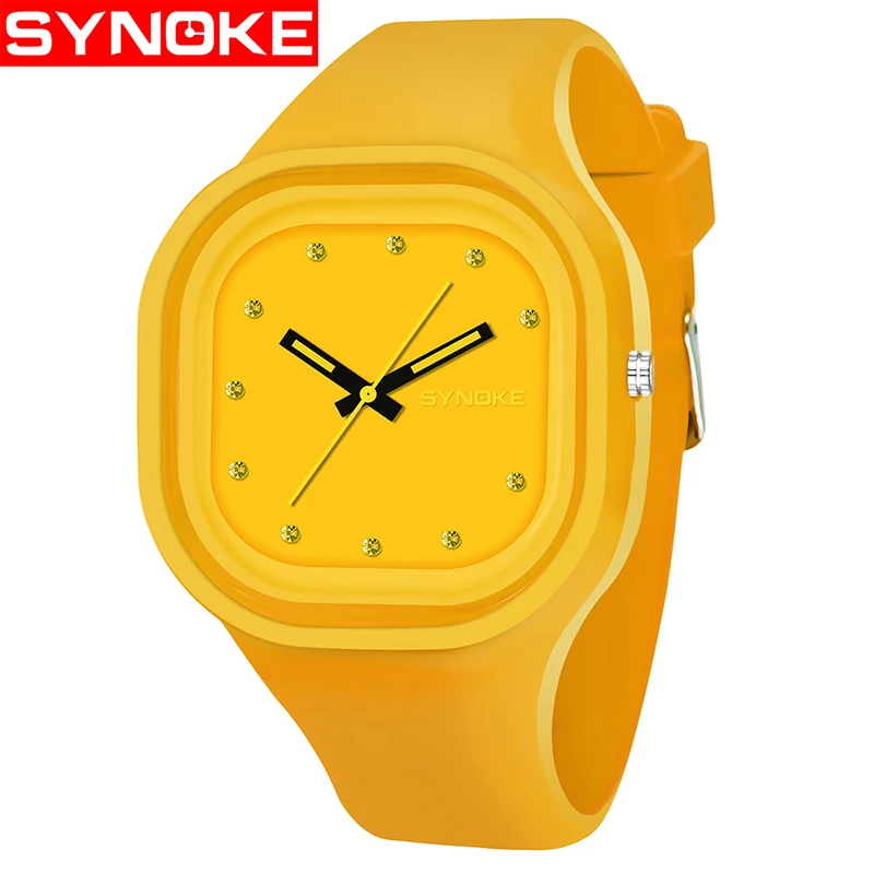 

SYNOKE Boys Girls Student Waterproof Sports Watch Men Women Silicone LED Digital Water Resistant Date Wrist Watches Male Clock