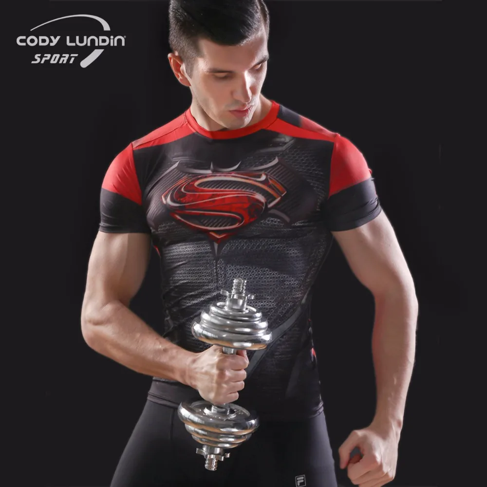 superman tight t shirt