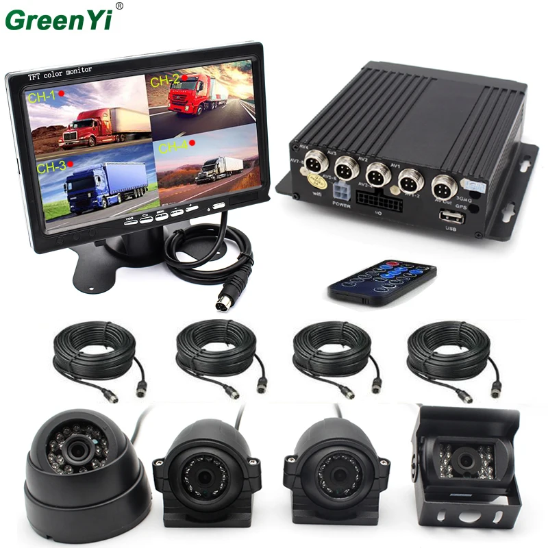 Sony CCD Car Camera Bus Truck Black Box Security Surveillance System