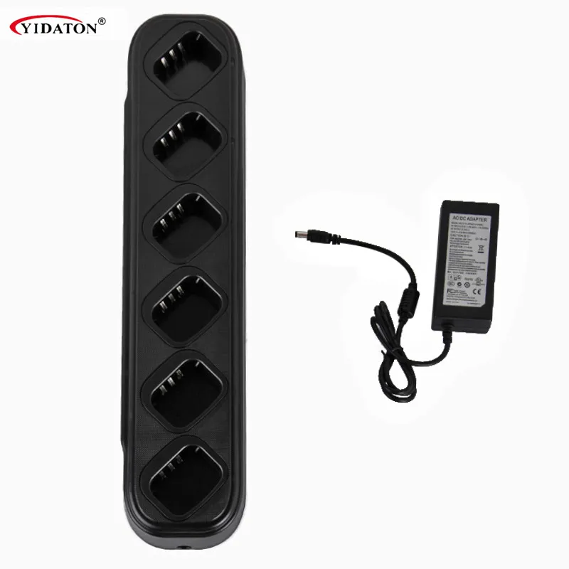 

Single row of six universal charger walkie talkie quick charger for motorola handy radio gp3688 / 3188 CP040 cp380 ep450 cp040
